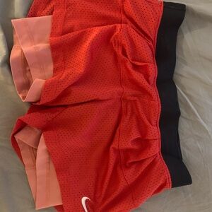 Nike Pink and Black Dri-FIT Shorts